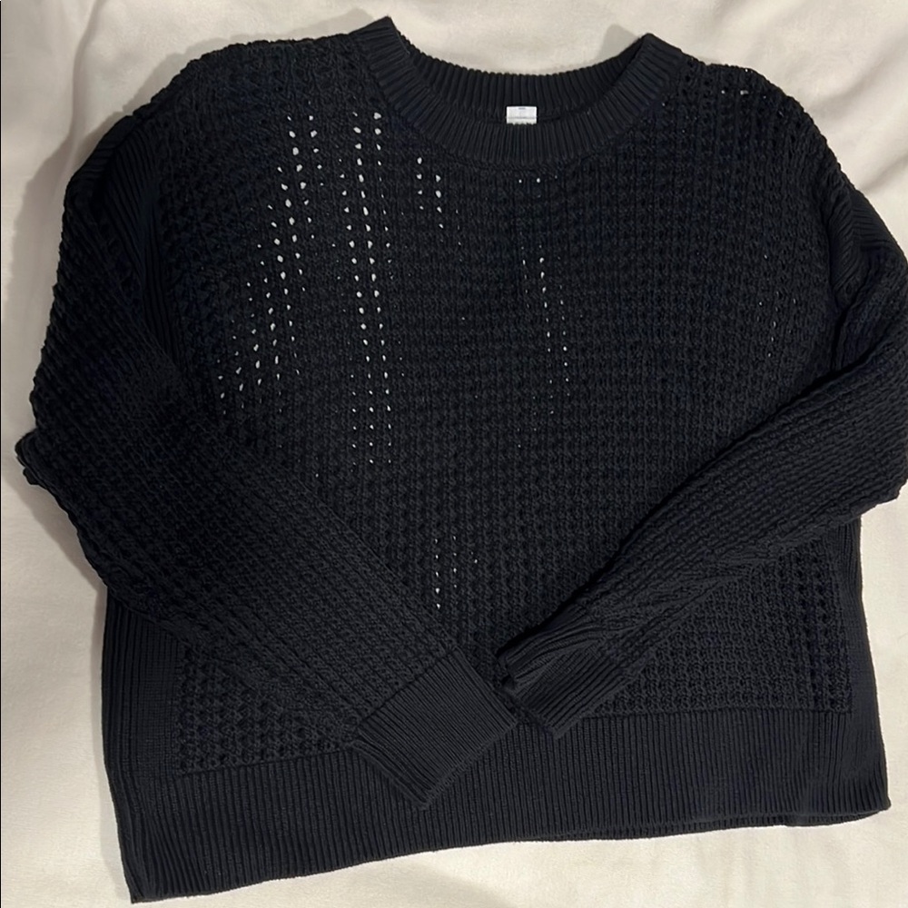 Classic Black Knit Sweater